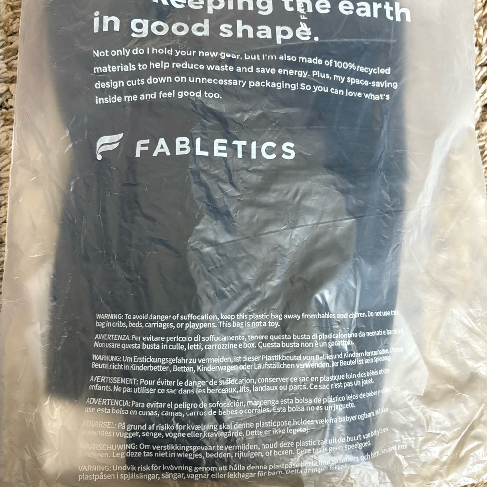 FABLETICS Women's High Waisted Crossover Flare Pants BLACK NOT NAVY! - Picture 6 of 6